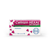 CETIRIZIN HEXAL Filmtabletten bei Allergien
